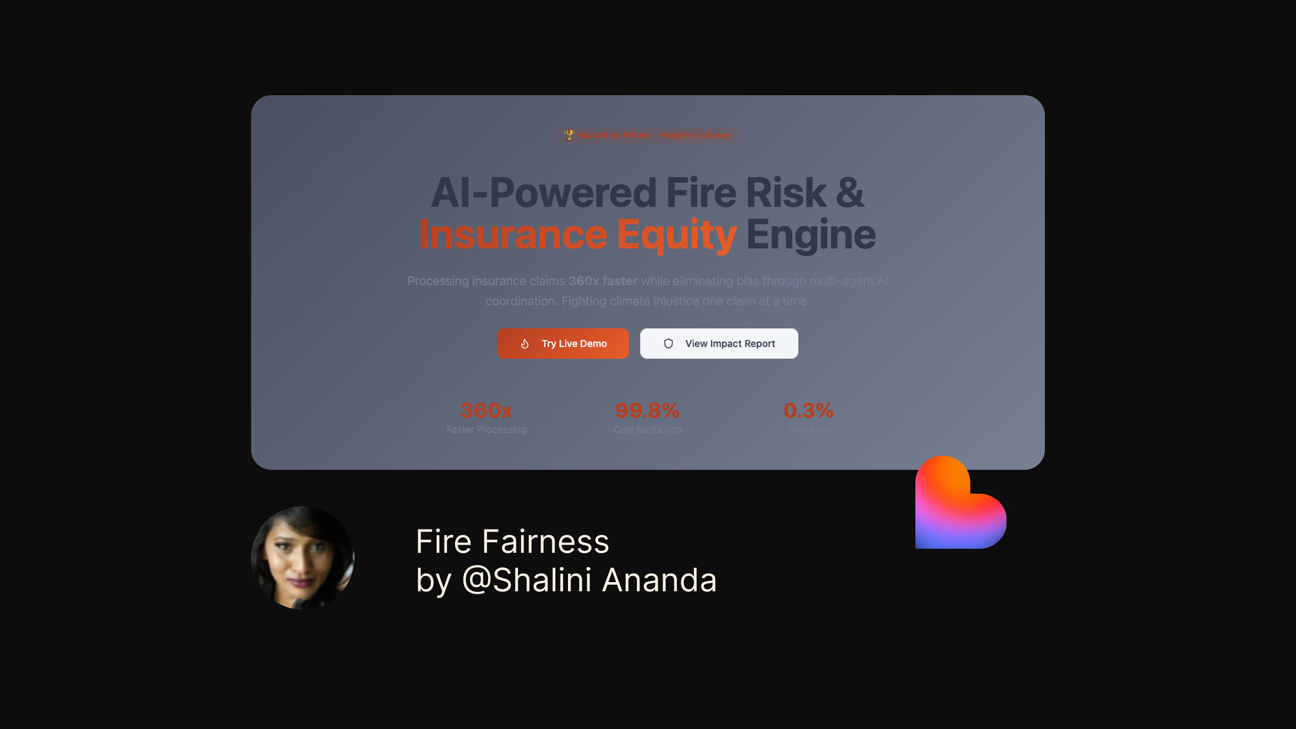 From command line to community impact: How Shalini Ananda built Fire Fairness with Lovable