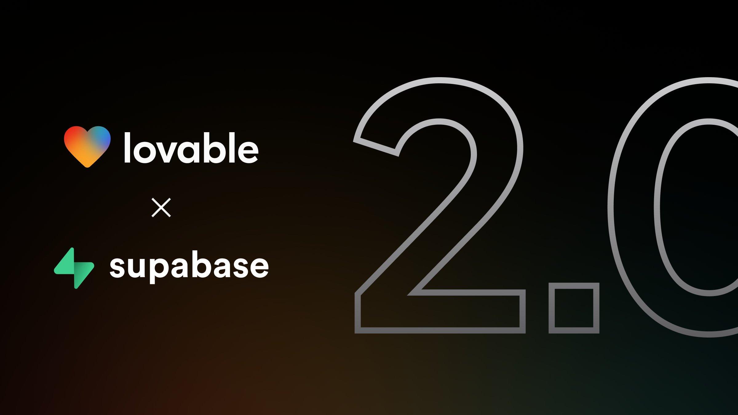 Introducing Lovable’s Supabase Integration 2.0