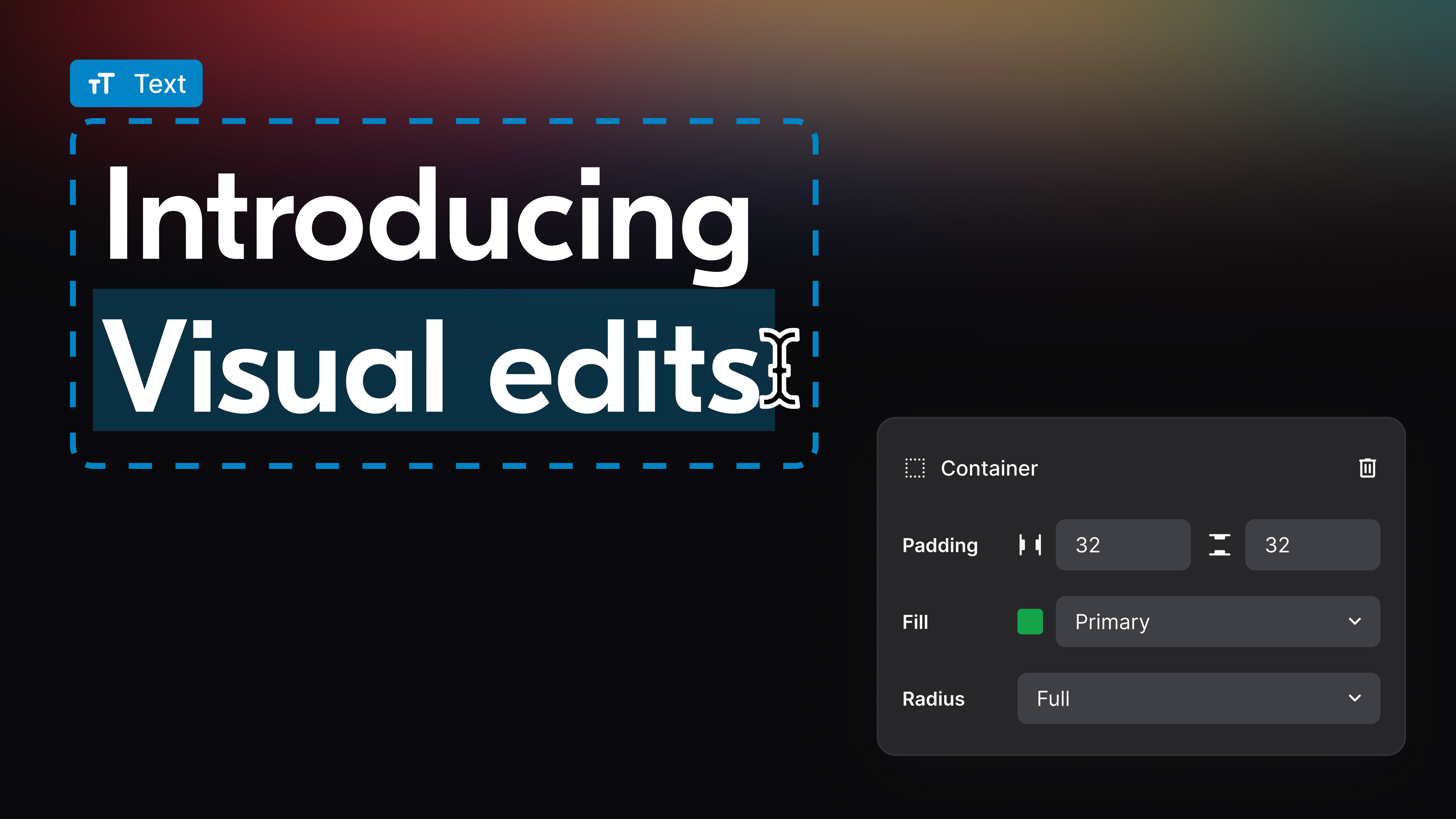 Introducing Visual Edits