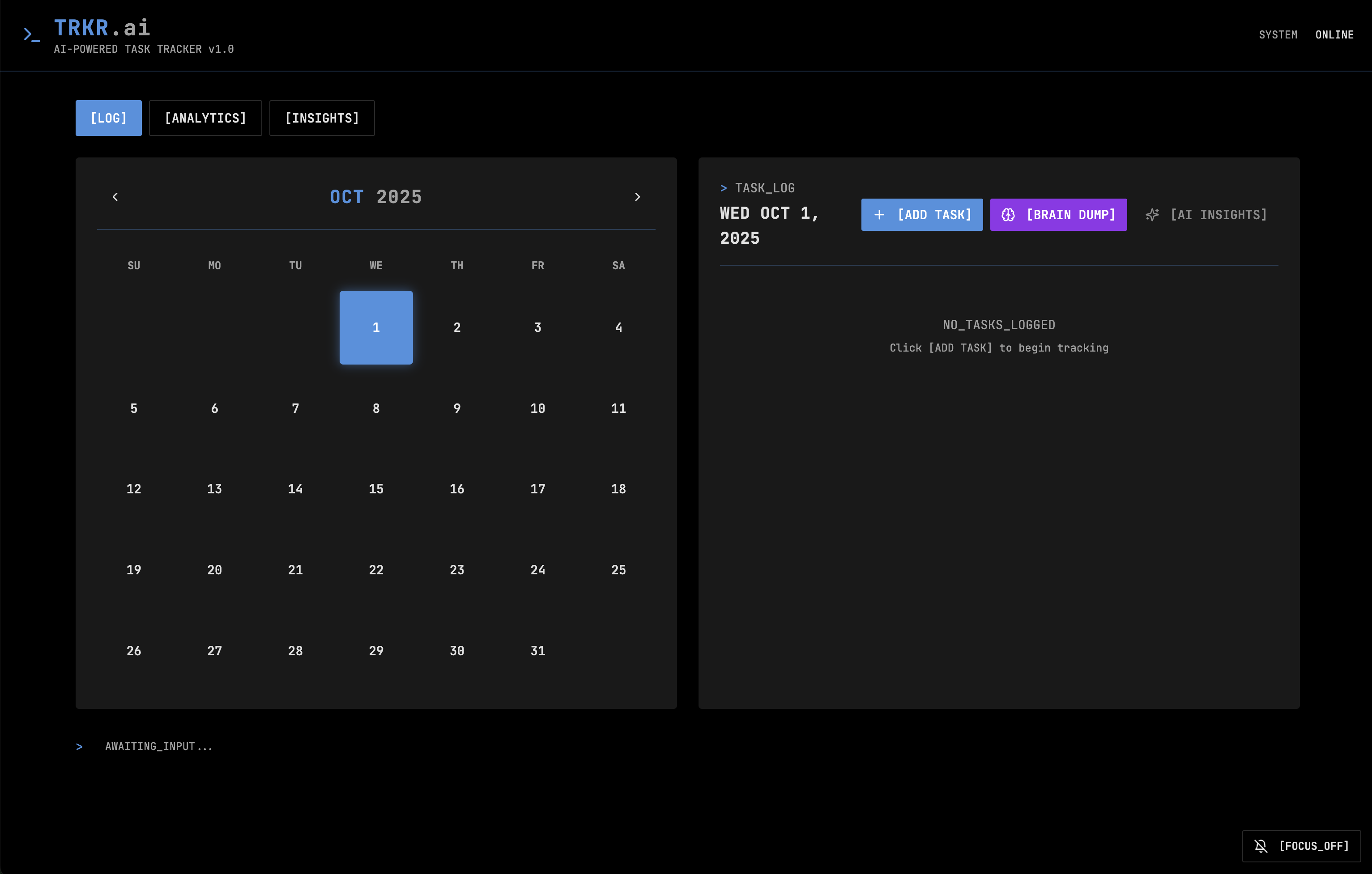 Screenshot of AI Chronicle
