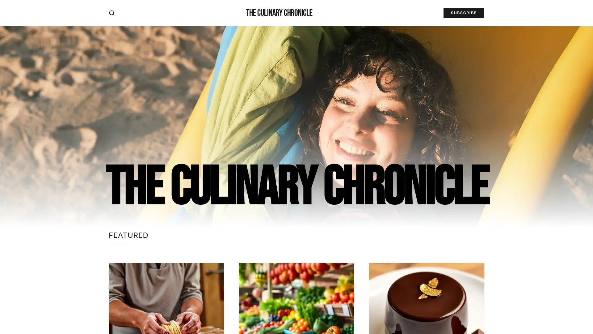 Screenshot of Culinary Culture - Food Blog Template