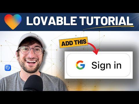 Lovable tutorial: set up Google Sign-In for your app (step-by-step)