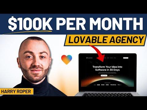 He makes $100k/month with his Lovable Agency