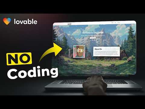 Build a STUNNING Portfolio Website From Scratch with AI (No Coding!)
