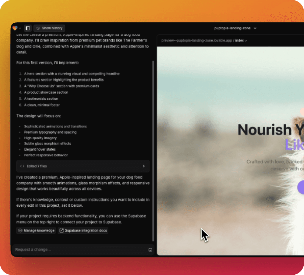 20x faster than coding.