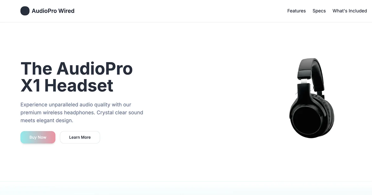 Preview of AudioPro Wired