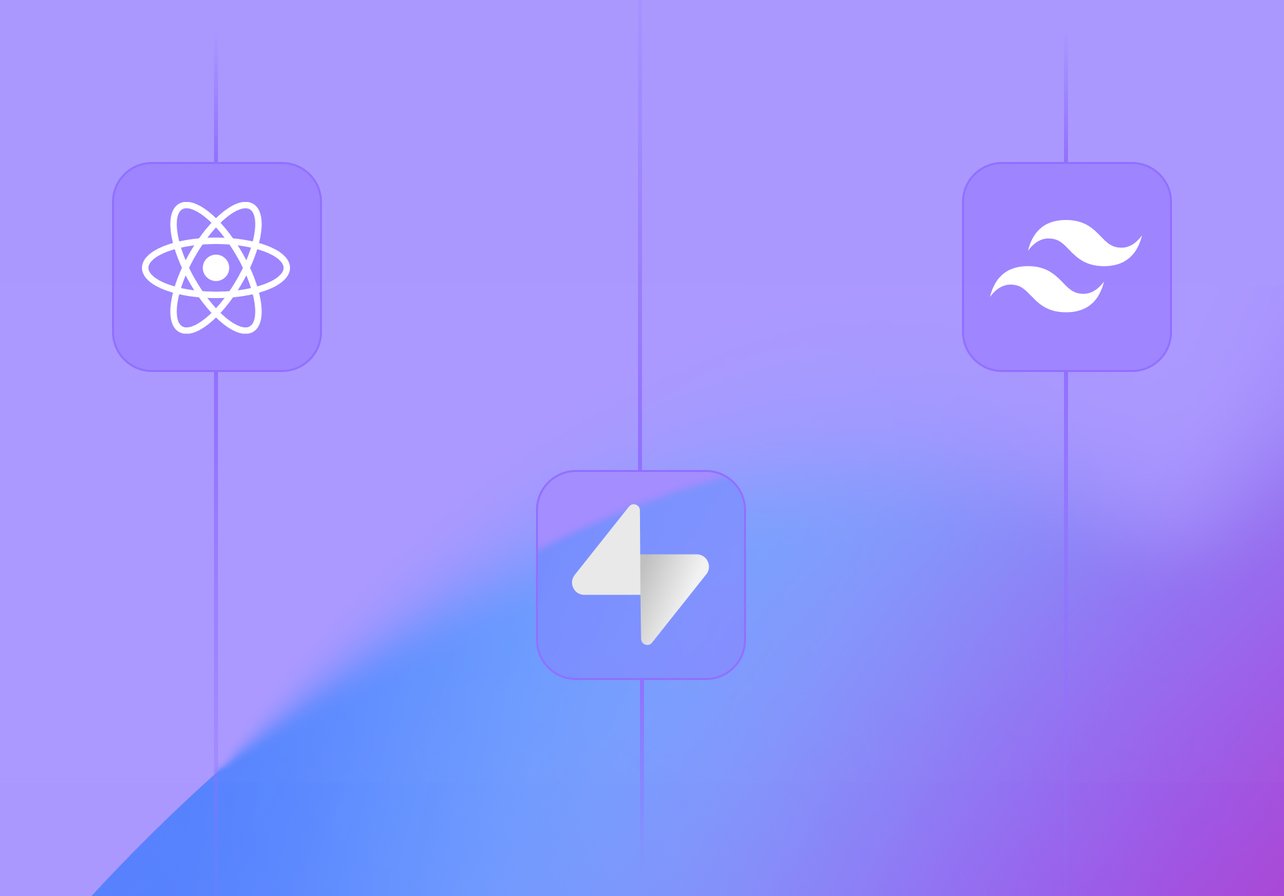 Official Lovable technology stack artwork showing React Supabase and Tailwind
