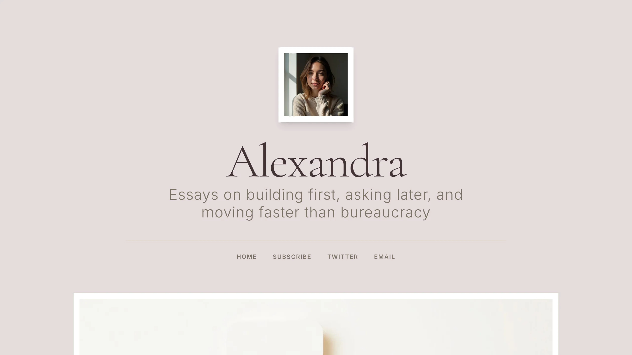 Loading preview of Lifestyle blog