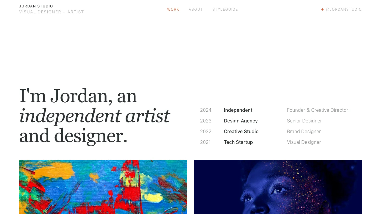 Loading preview of Premium Creative Portfolio