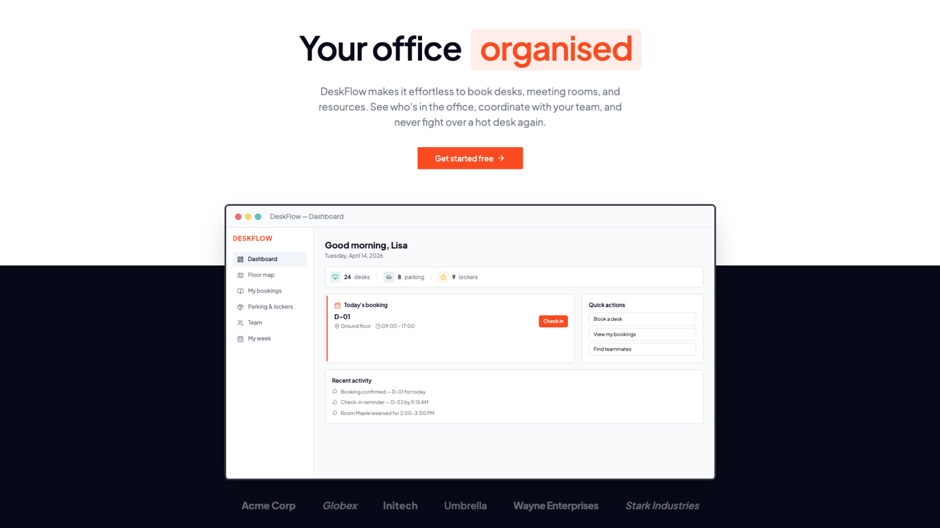 Loading preview of DeskFlow