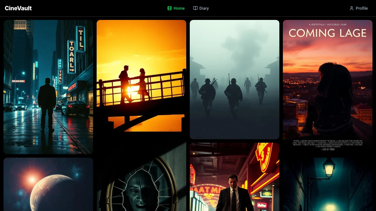 Loading preview of CineVault — Personal Film Journal Template