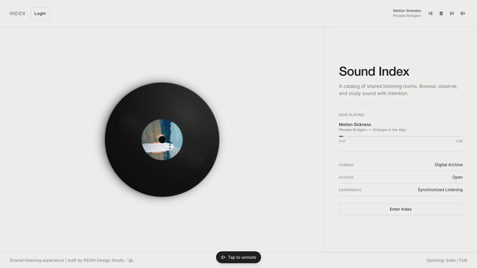 Loading preview of Sound Index