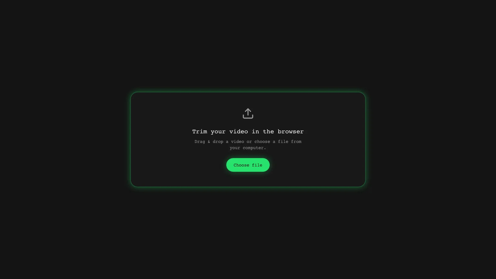 Loading preview of Neon Trim Studio