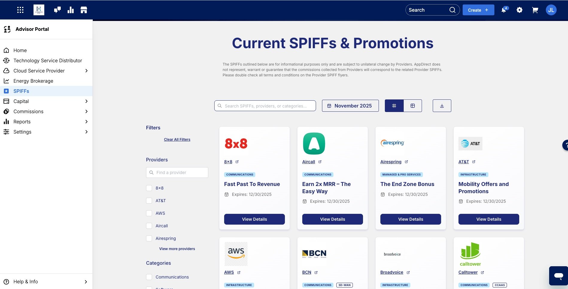 AppDirect incentives and promotions website