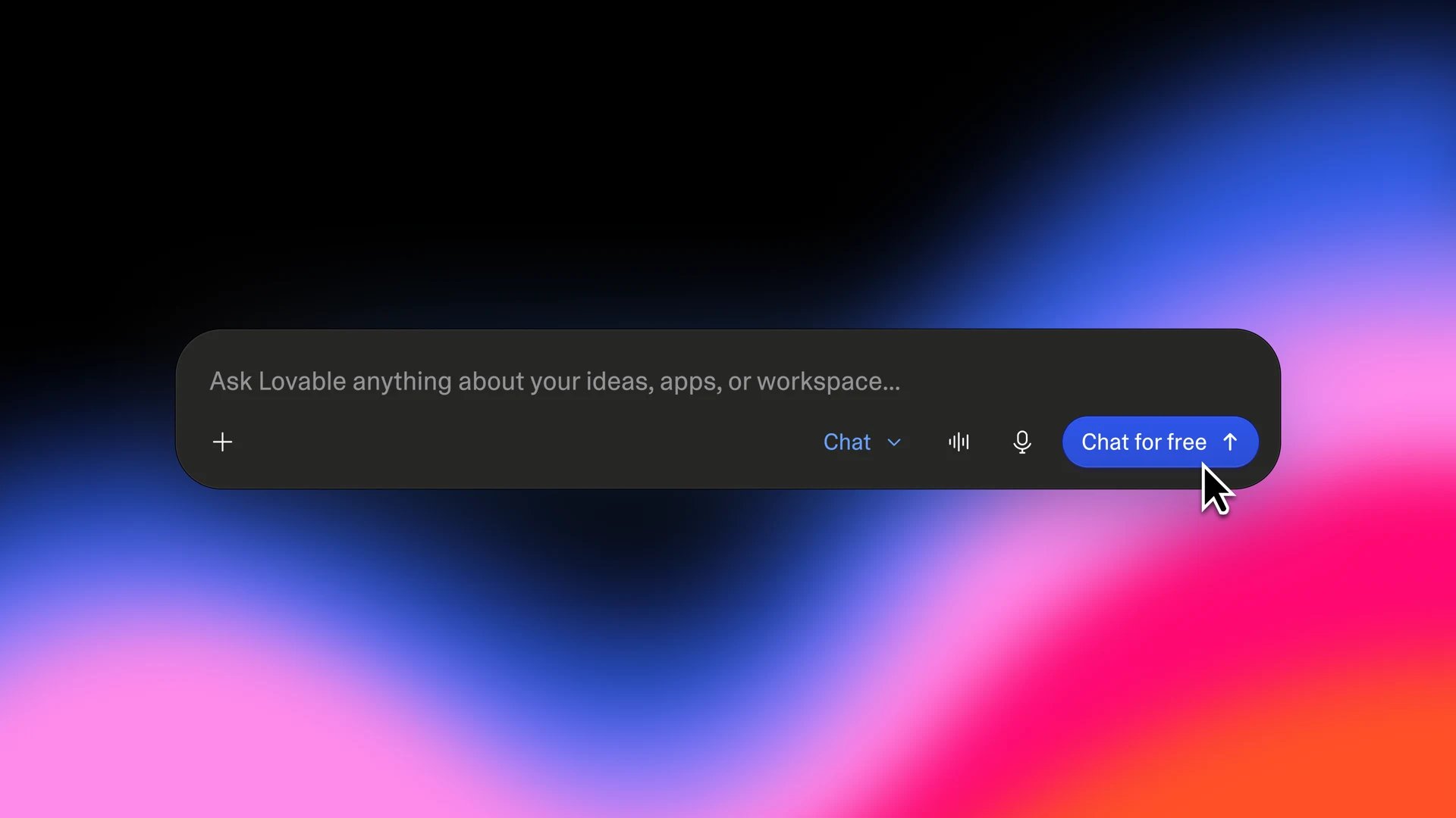 You can now chat with Lovable for free
