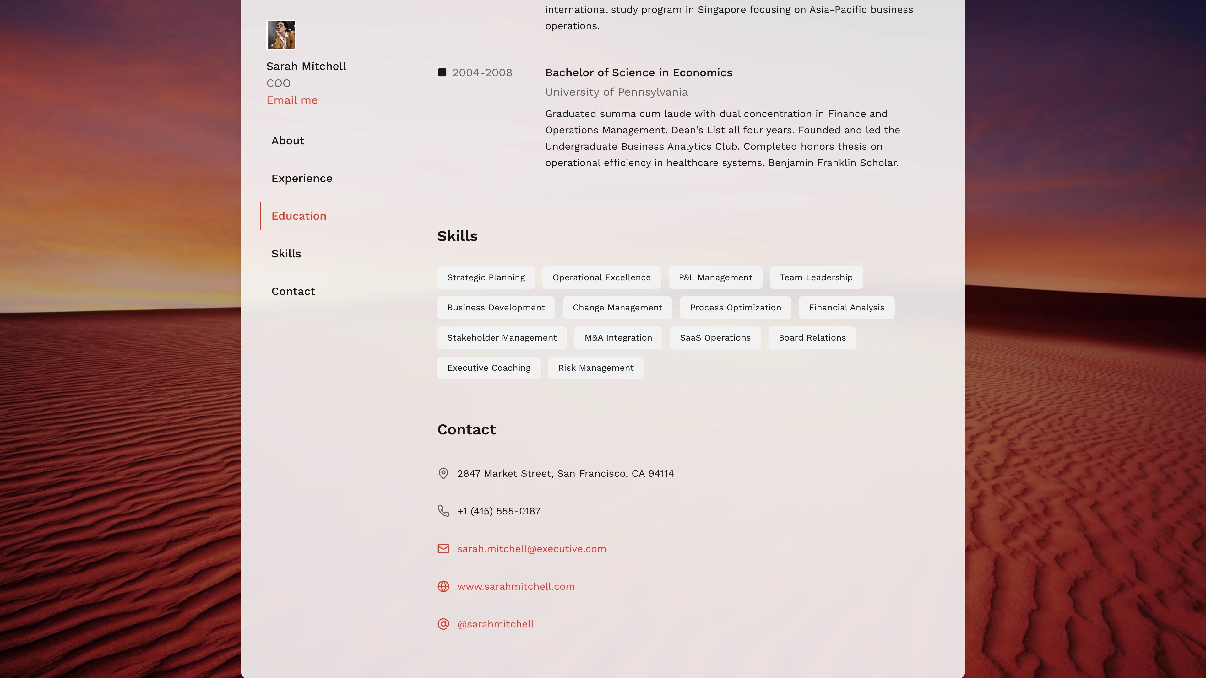 Resume Screenshot 3