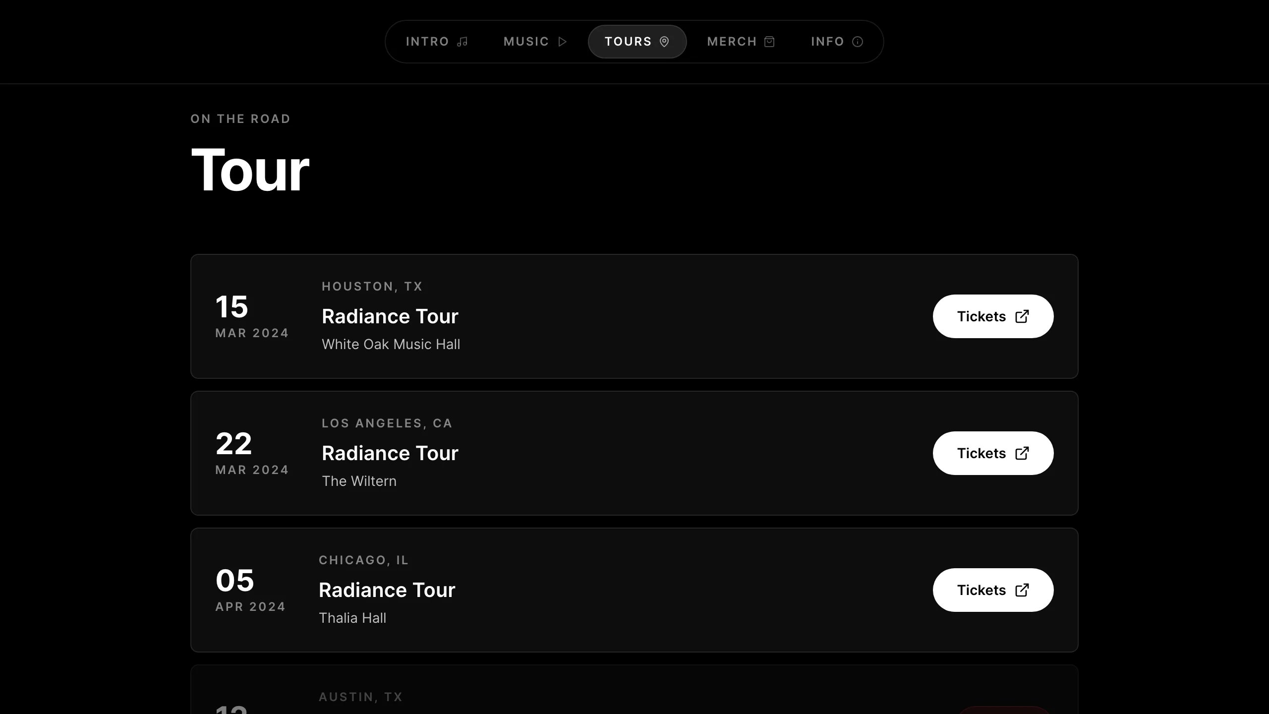 Tour
