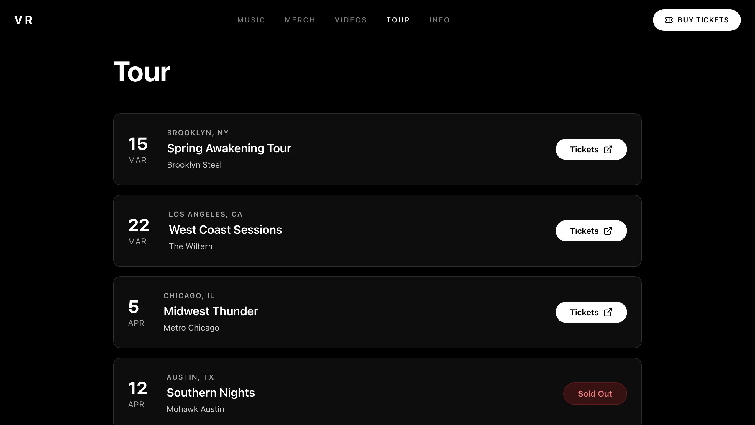 Dark Tour