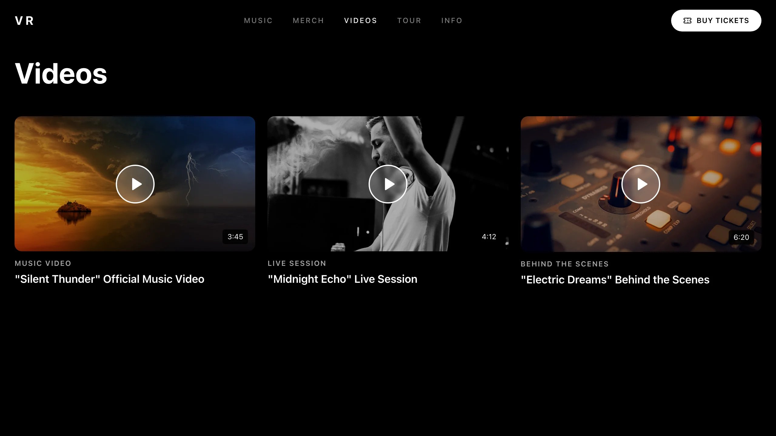 Dark Videos