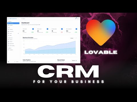 How to Build CRM Using Lovable Part 1