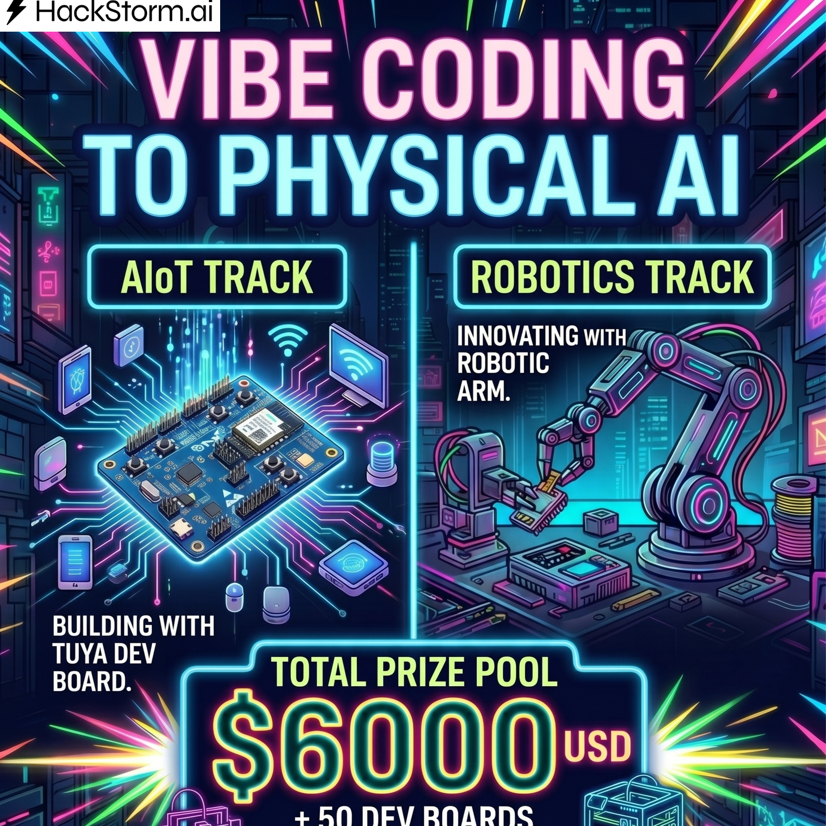 HackStorm 2.0: Vibe Coding to Physical AI