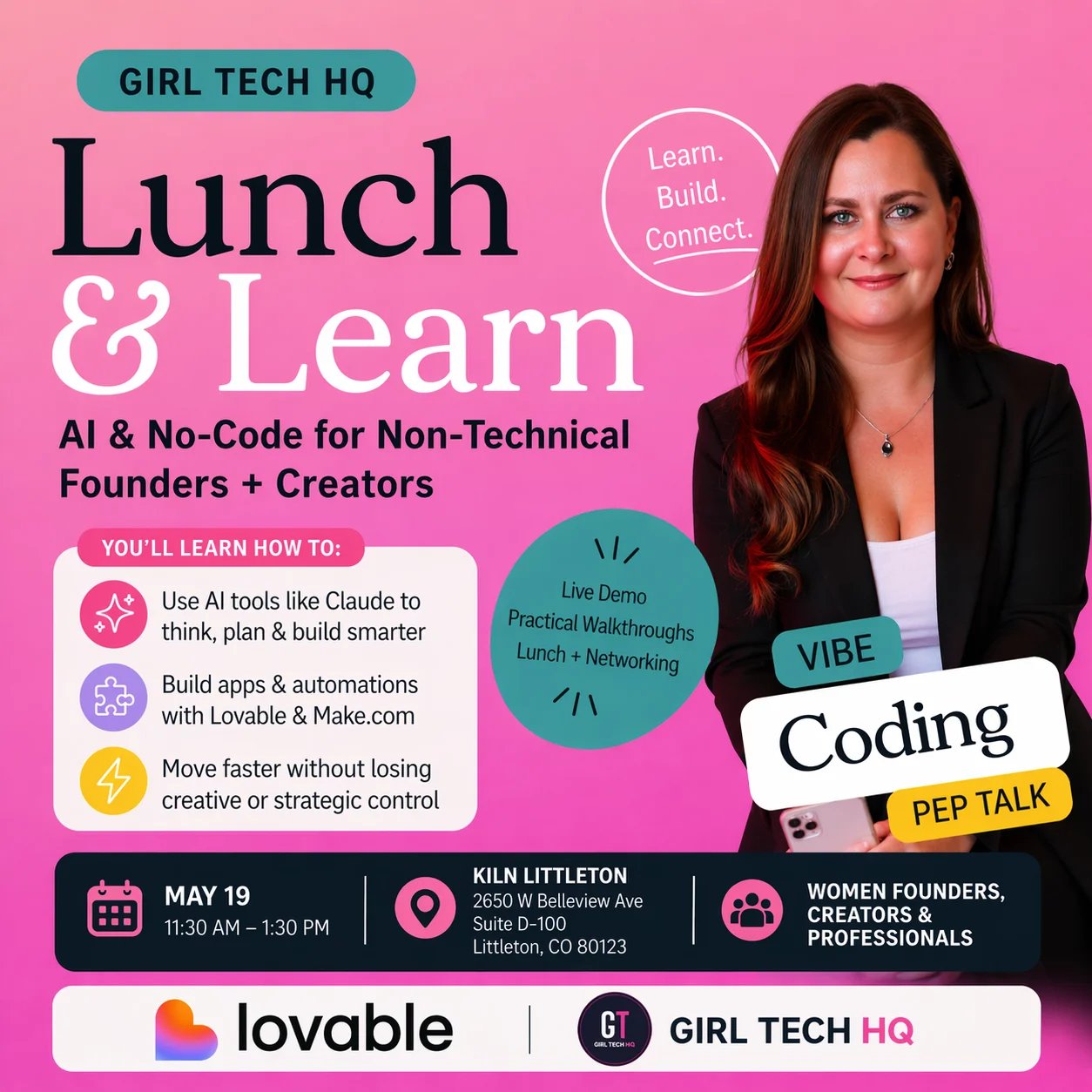 Girl Tech HQ Lunch & Learn: Build With AI
