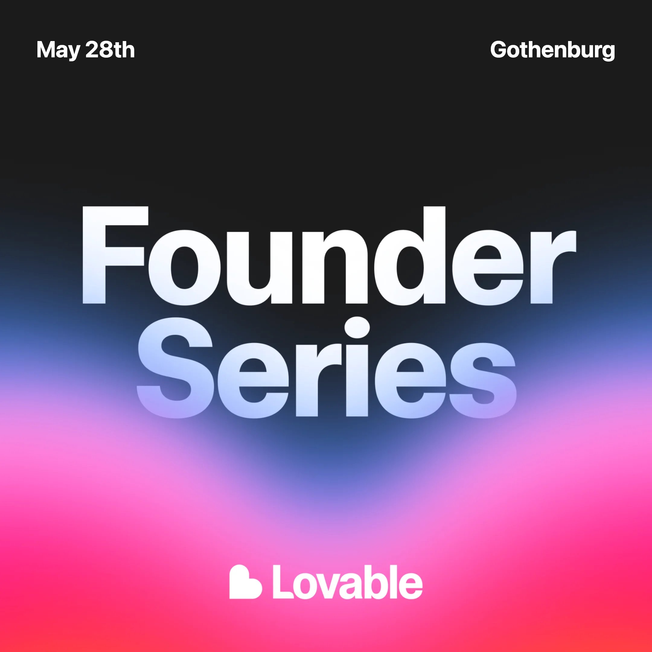 Founder Series Gothenburg