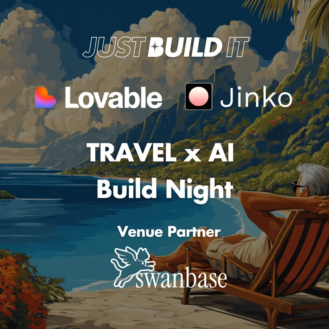 Travel x AI Build Night with Lovable & Jinko