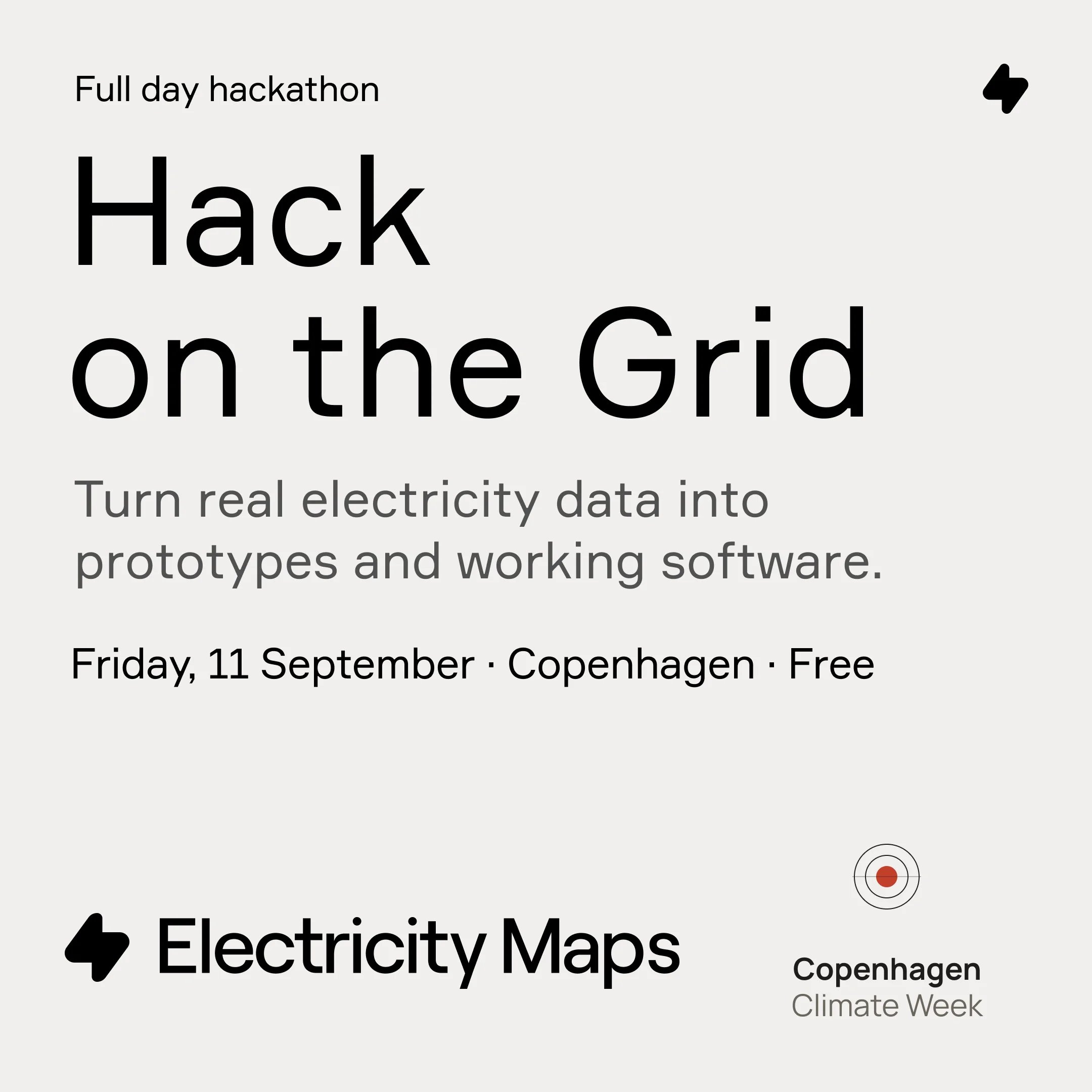 Hack on the Grid: Electricity Maps Hackathon