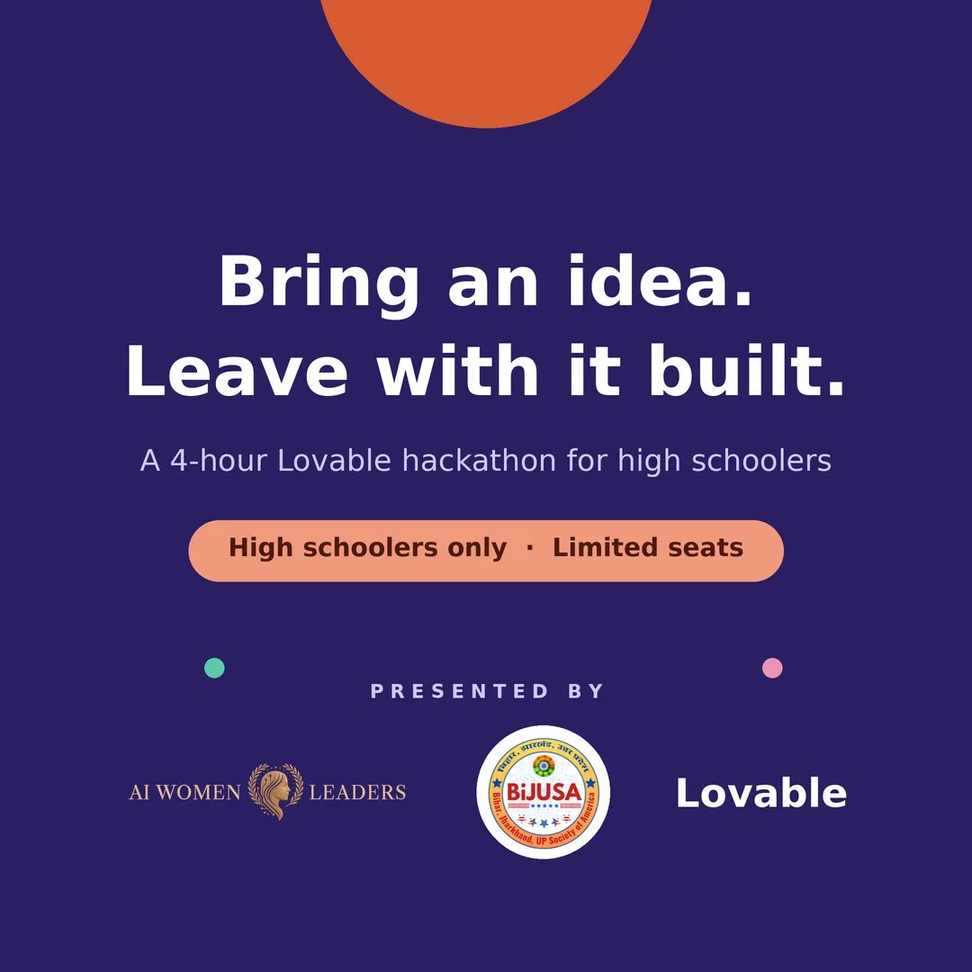 Build With Lovable: High Schoolers Only