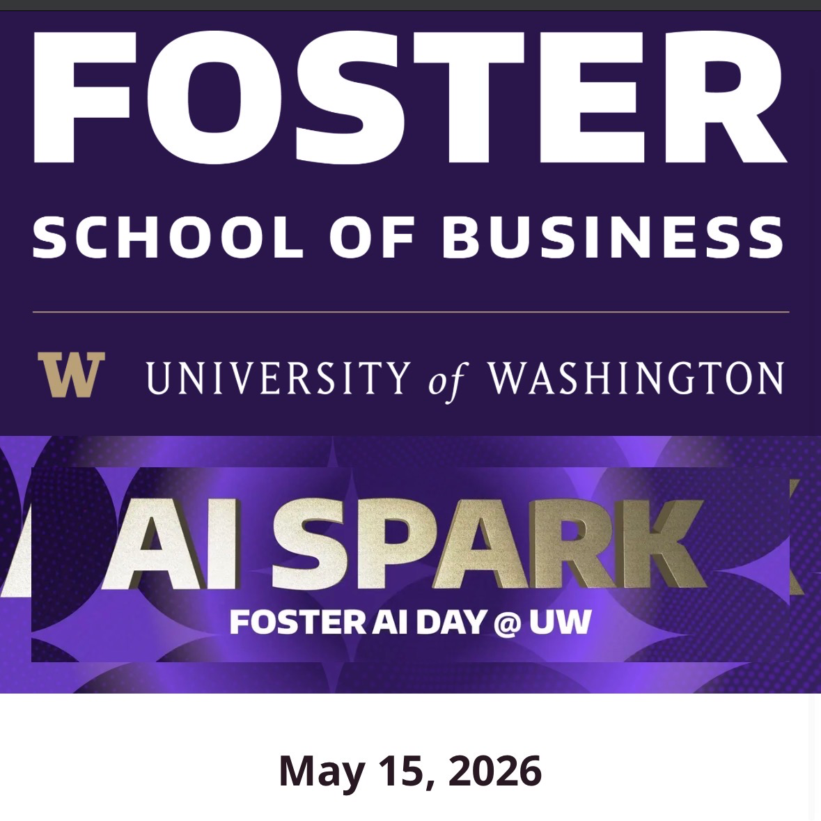 Foster Business School - AI Day 2026