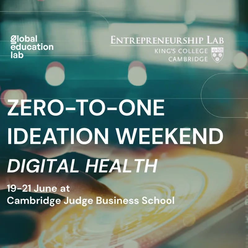 Zero-To-One Ideation Weekend 