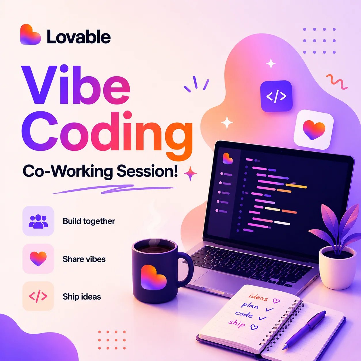 Vibe coding co-working session!