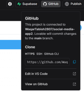 connecting to github prompt